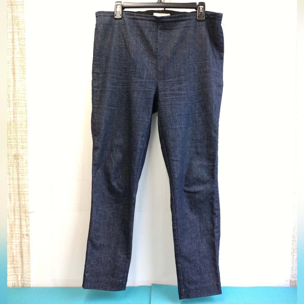 LOFT Women's Ankle Waistband Modern Skinny Pull On Pants 31/12